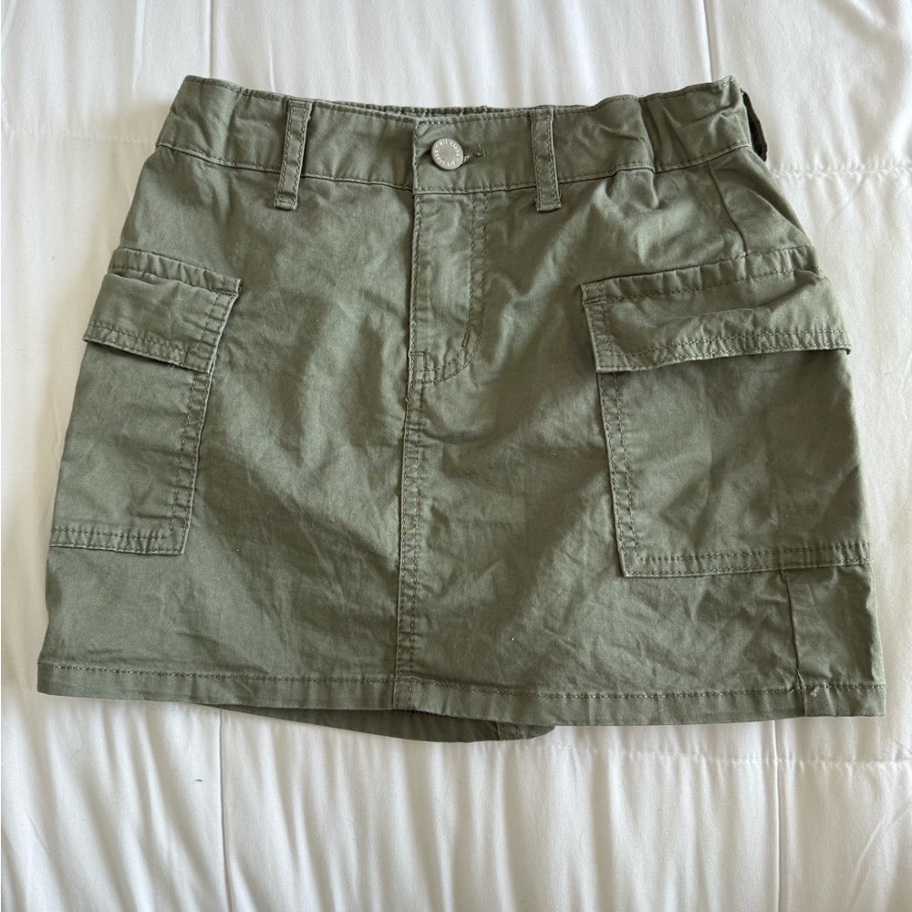 Art Class Olive Green Girl’s Cargo Skirt